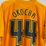 Shop 2007/08 HULL CITY OKOCHA #44 HOME SHIRT (L) UMBRO, classic football shirts, vintage football shirts & retro soccer jerseys at Cult Kits