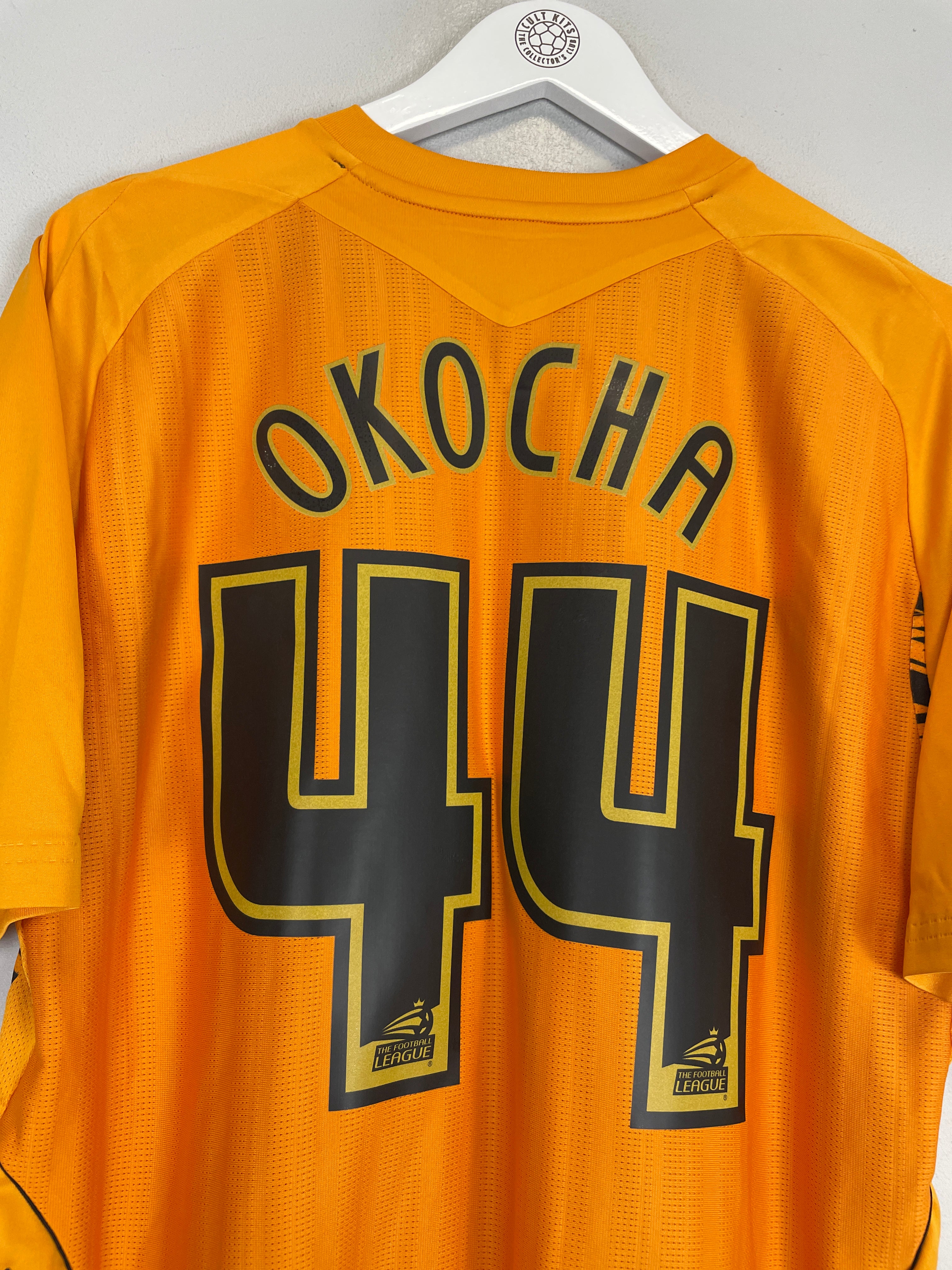 Shop 2007/08 HULL CITY OKOCHA #44 HOME SHIRT (L) UMBRO, classic football shirts, vintage football shirts & retro soccer jerseys at Cult Kits