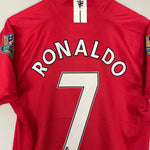 Shop 2007/09 MANCHESTER UNITED RONALDO #7 HOME SHIRT (M) NIKE, classic football shirts, vintage football shirts & retro soccer jerseys at Cult Kits