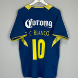 2005/06 CLUB AMERICA C.BLANCO #10 AWAY SHIRT (XL) NIKE