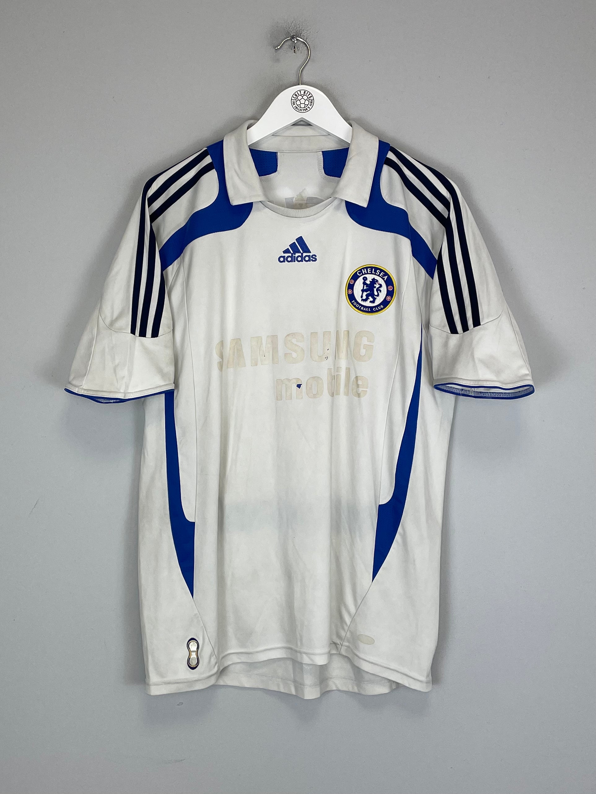 Shop 2007/08 CHELSEA SHEVCHENKO #7 AWAY SHIRT (M) ADIDAS, classic football shirts, vintage football shirts & retro soccer jerseys at Cult Kits