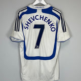 Shop 2007/08 CHELSEA SHEVCHENKO #7 AWAY SHIRT (M) ADIDAS, classic football shirts, vintage football shirts & retro soccer jerseys at Cult Kits