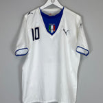 Shop 2006/08 ITALY TOTTI #10 AWAY SHIRT (L) PUMA, classic football shirts, vintage football shirts & retro soccer jerseys at Cult Kits
