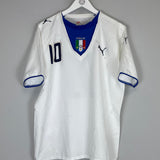 Shop 2006/08 ITALY TOTTI #10 AWAY SHIRT (L) PUMA, classic football shirts, vintage football shirts & retro soccer jerseys at Cult Kits