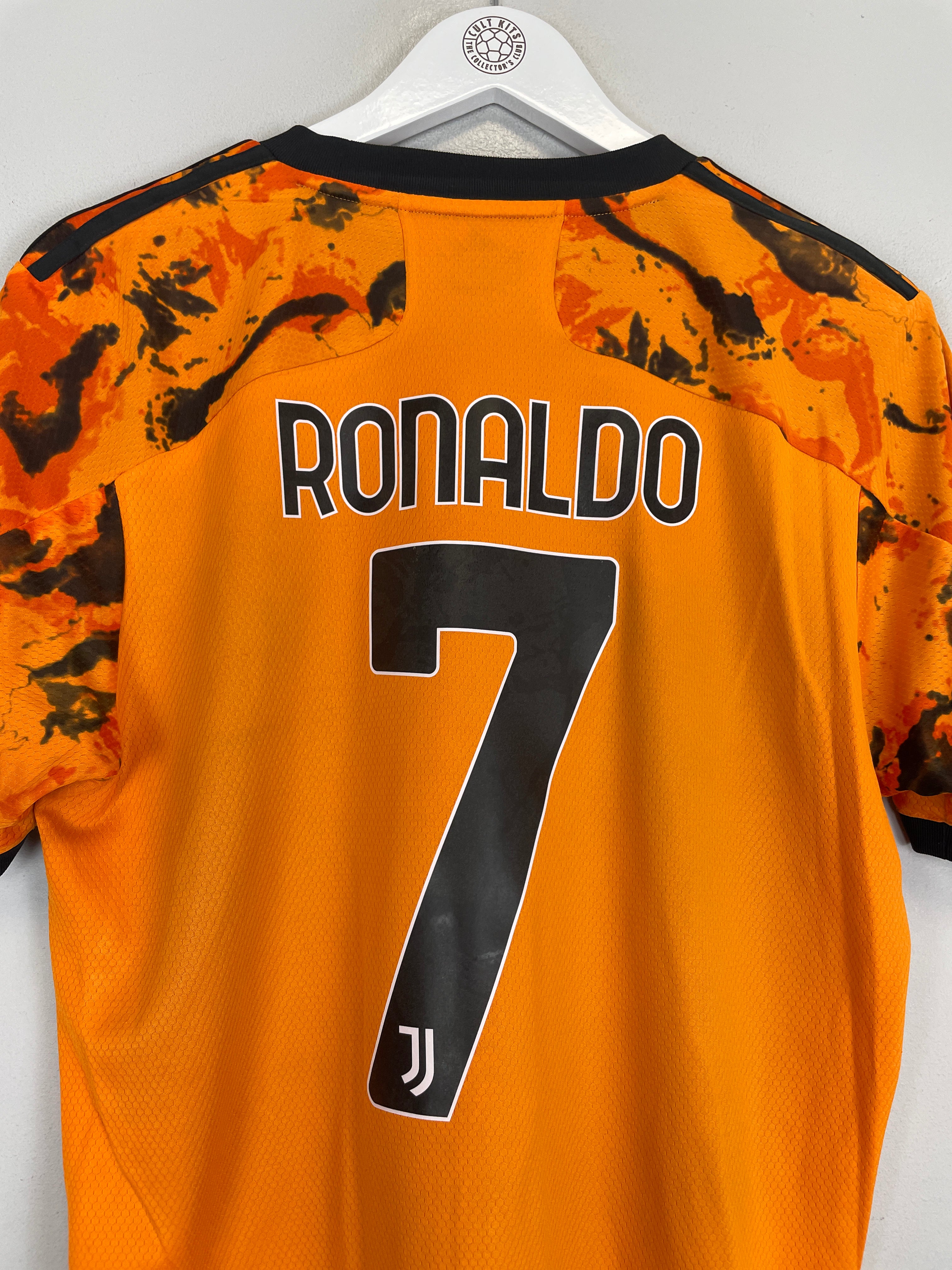 Shop 2020/21 JUVENTUS RONALDO #7 THIRD SHIRT (M) ADIDAS, classic football shirts, vintage football shirts & retro soccer jerseys at Cult Kits