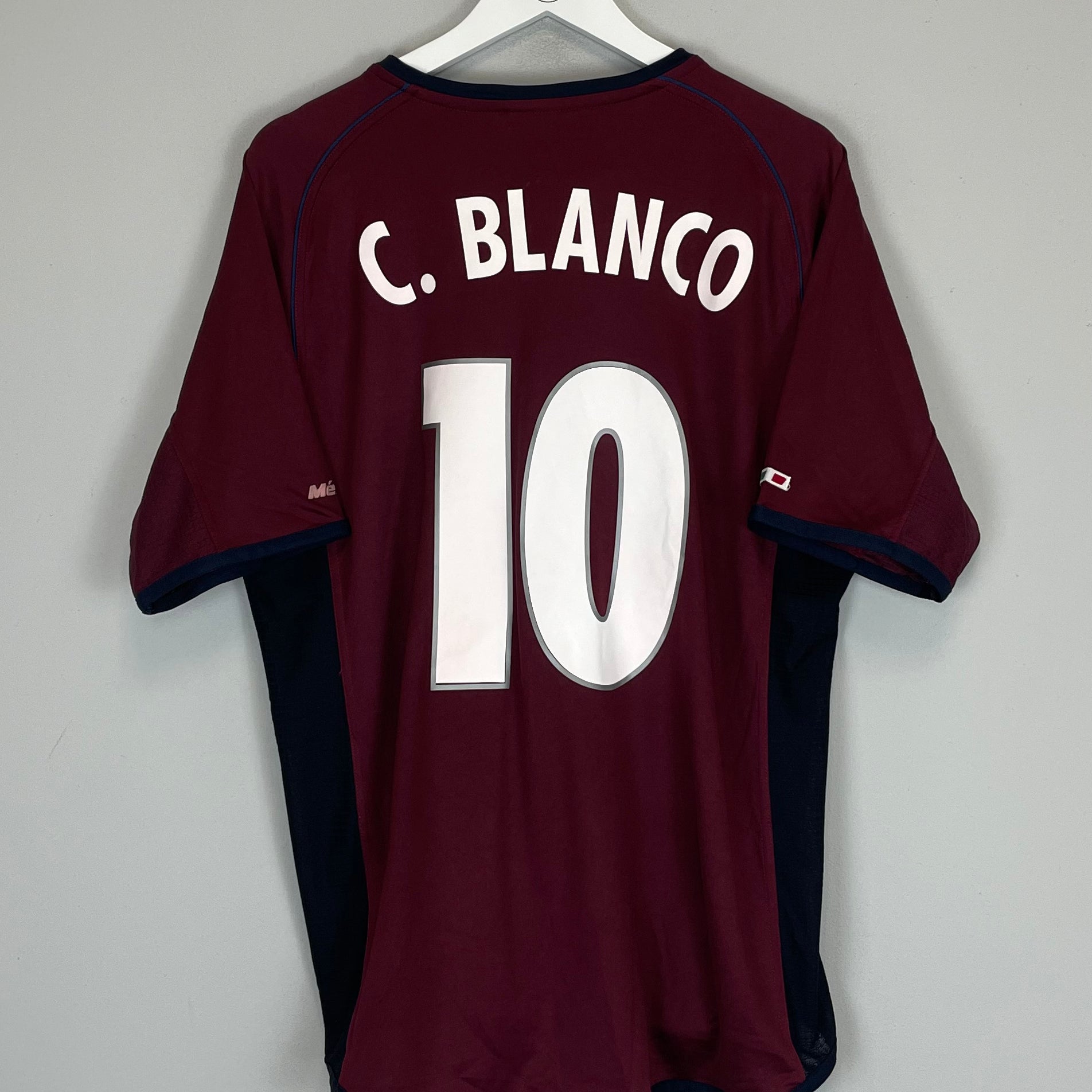 Shop 2002/03 MEXICO C.BLANCO #10 THIRD SHIRT (XL) ATLETICA, classic football shirts, vintage football shirts & retro soccer jerseys at Cult Kits