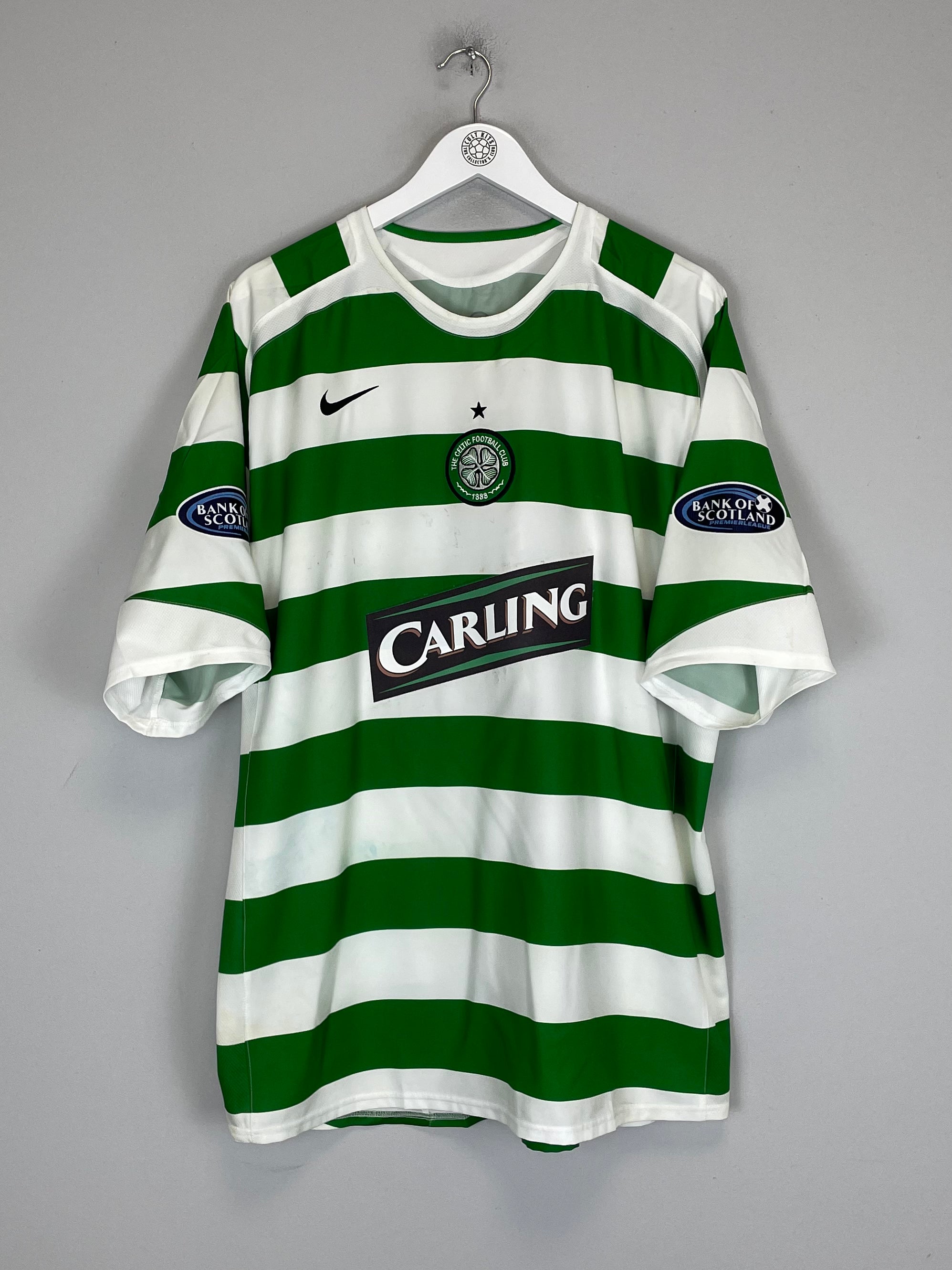 Shop 2005/07 CELTIC KEANE #16 HOME SHIRT (XXL) NIKE, classic football shirts, vintage football shirts & retro soccer jerseys at Cult Kits