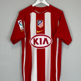 2005/06 ATLETICO MADRID KEZMAN #10 *PLAYER ISSUE* HOME SHIRT (M) NIKE