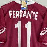 2003/04 TORINO FERRANTE #11 *BNWT* HOME SHIRT (XL) ASICS