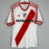 2010/12 RIVER PLATE D.TREZEGUET #7 HOME SHIRT (M) ADIDAS