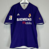 Shop 2002/03 REAL MADRID RONALDO #11 *CENTENARY* THIRD SHIRT (L) ADIDAS, classic football shirts, vintage football shirts & retro soccer jerseys at Cult Kits