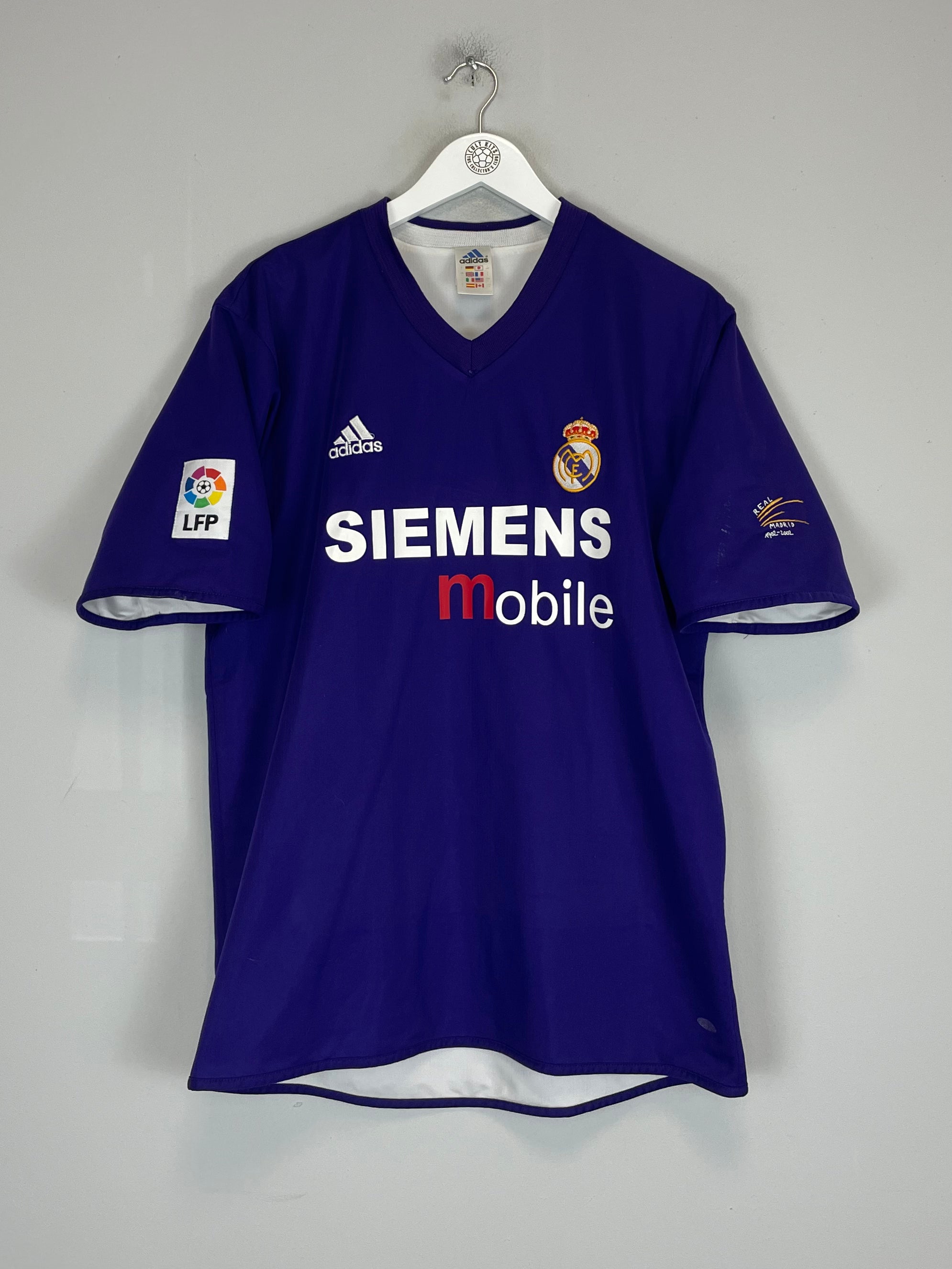Shop 2002/03 REAL MADRID RONALDO #11 *CENTENARY* THIRD SHIRT (L) ADIDAS, classic football shirts, vintage football shirts & retro soccer jerseys at Cult Kits