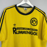 Shop 1989/90 DORTMUND FAN CLUB SHIRT (XL) ADIDAS, classic football shirts, vintage football shirts & retro soccer jerseys at Cult Kits