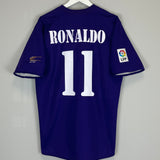 Shop 2002/03 REAL MADRID RONALDO #11 *CENTENARY* THIRD SHIRT (L) ADIDAS, classic football shirts, vintage football shirts & retro soccer jerseys at Cult Kits