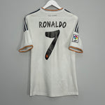 Shop 2013/14 REAL MADRID RONALDO #7 HOME SHIRT (S) ADIDAS, classic football shirts, vintage football shirts & retro soccer jerseys at Cult Kits