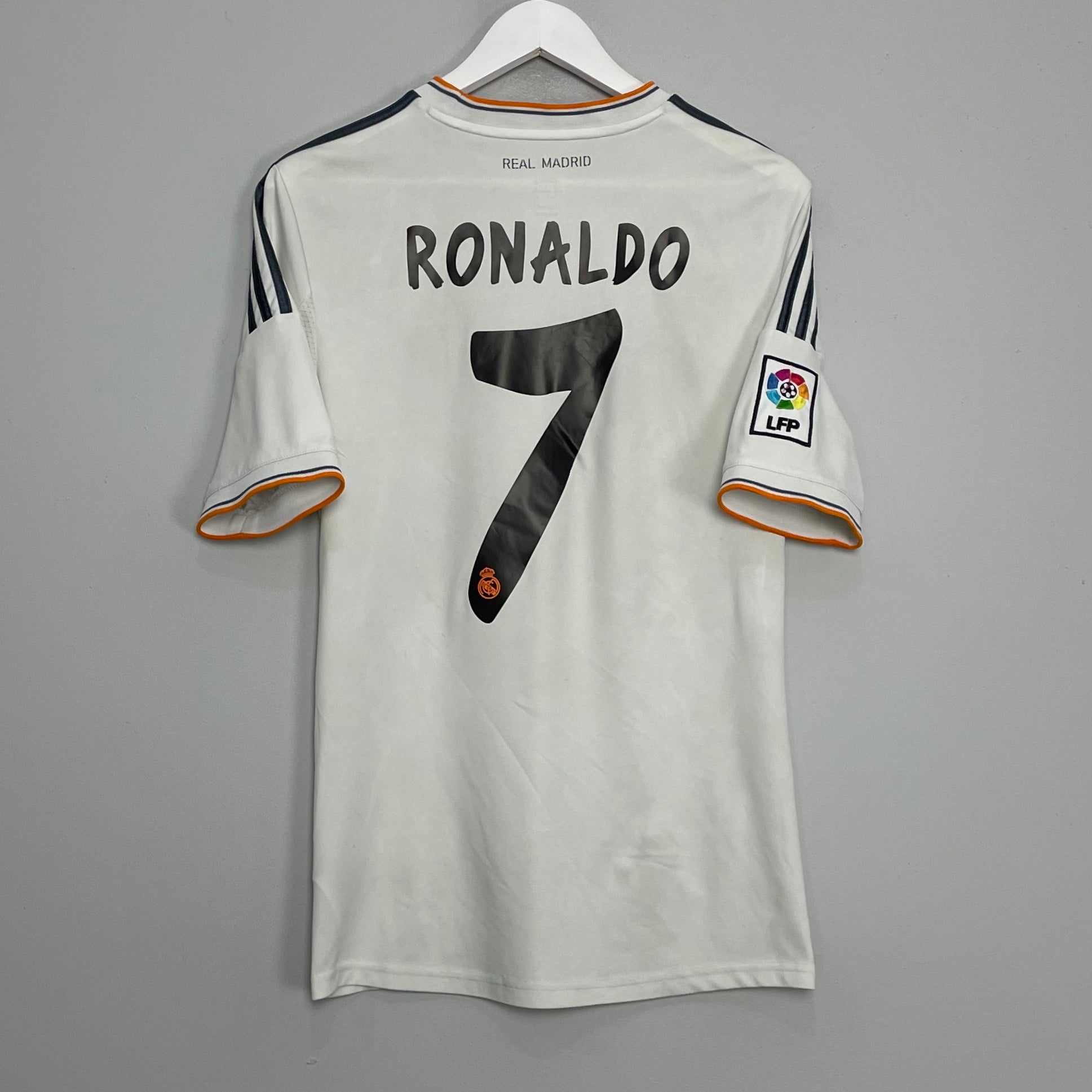 Shop 2013/14 REAL MADRID RONALDO #7 HOME SHIRT (S) ADIDAS, classic football shirts, vintage football shirts & retro soccer jerseys at Cult Kits