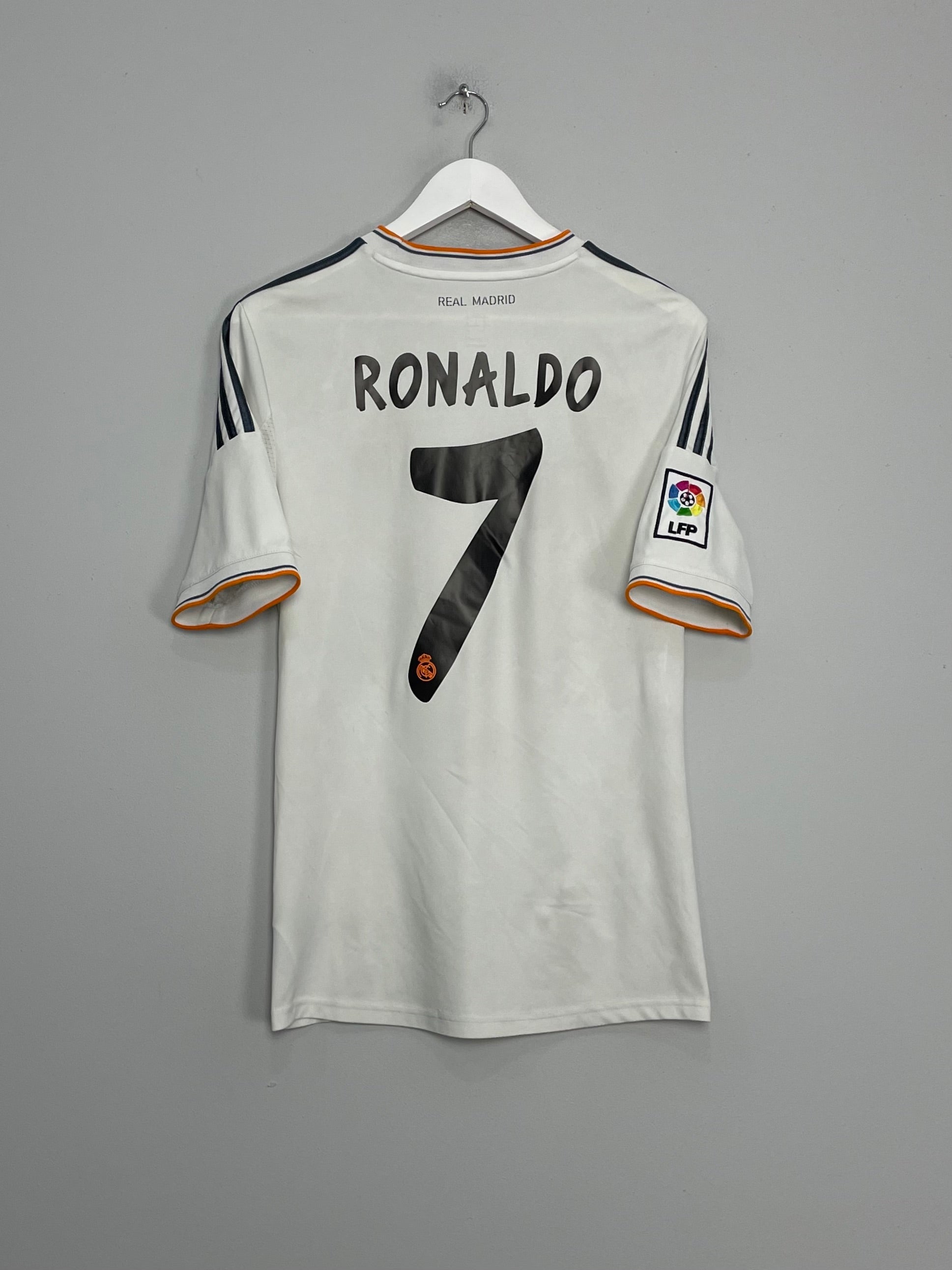 Shop 2013/14 REAL MADRID RONALDO #7 HOME SHIRT (S) ADIDAS, classic football shirts, vintage football shirts & retro soccer jerseys at Cult Kits