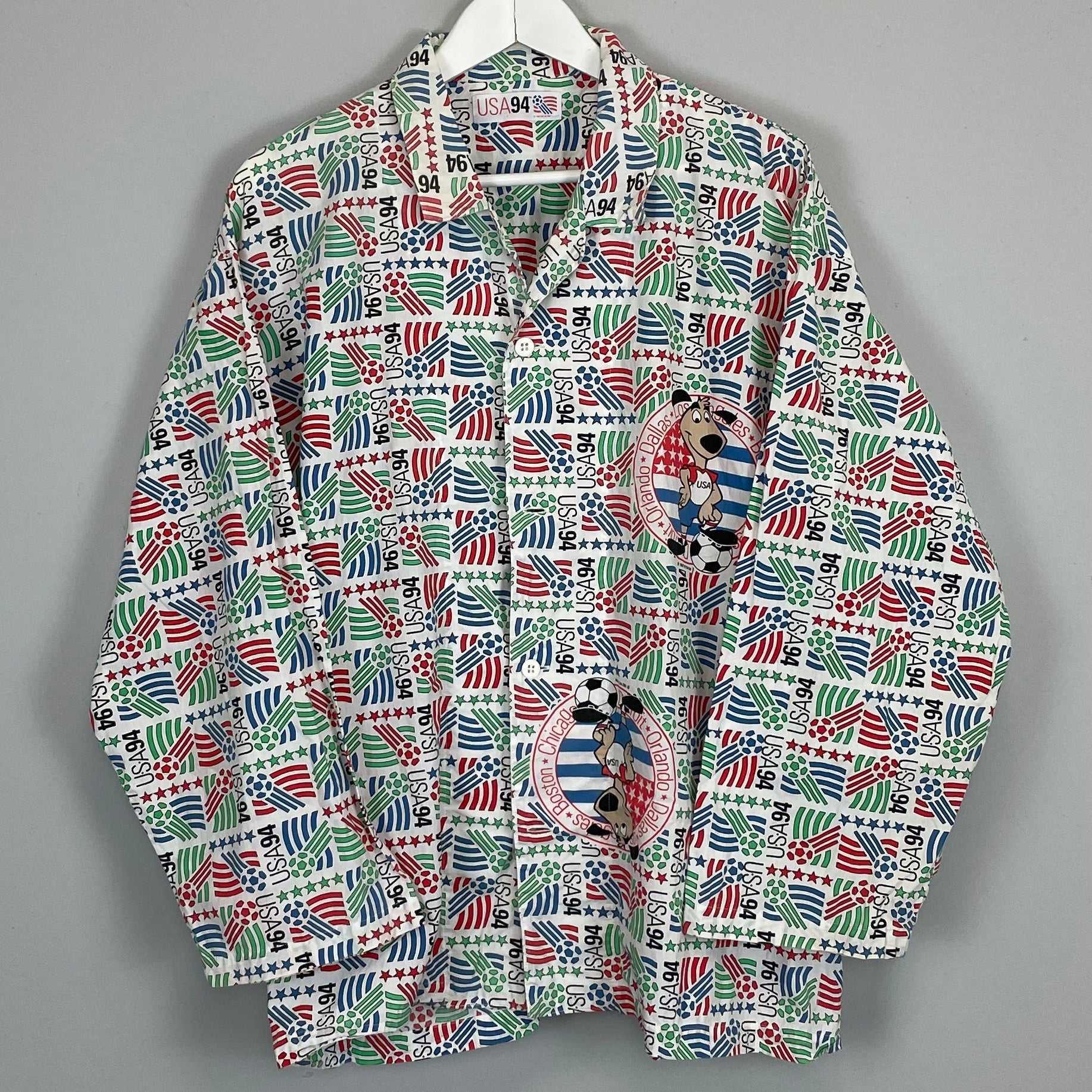 Shop 1994 USA WORLD CUP SHIRT (L) OM, classic football shirts, vintage football shirts & retro soccer jerseys at Cult Kits