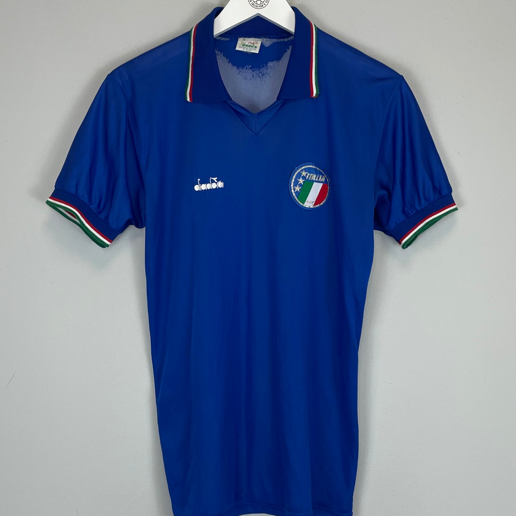 Shop 1986/90 ITALY HOME SHIRT (S) DIADORA, classic football shirts, vintage football shirts & retro soccer jerseys at Cult Kits