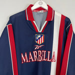 Shop 1998/99 ATLETICO MADRID L/S AWAY SHIRT (L) REEBOK, classic football shirts, vintage football shirts & retro soccer jerseys at Cult Kits