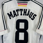 Shop 1998/00 GERMANY MATTHAUS #8 HOME SHIRT (L) ADIDAS, classic football shirts, vintage football shirts & retro soccer jerseys at Cult Kits
