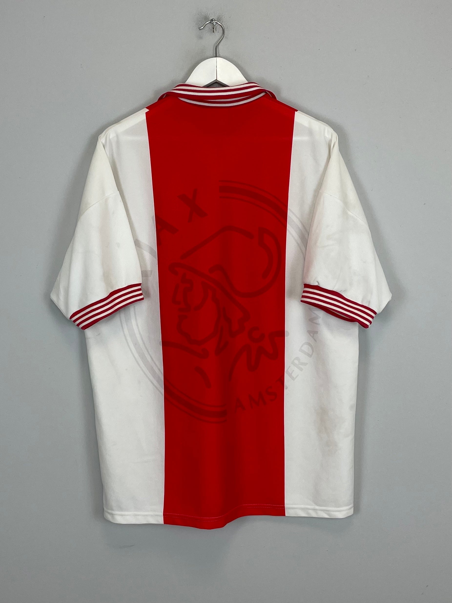 Shop 1996/97 AJAX HOME SHIRT (XL) UMBRO, classic football shirts, vintage football shirts & retro soccer jerseys at Cult Kits