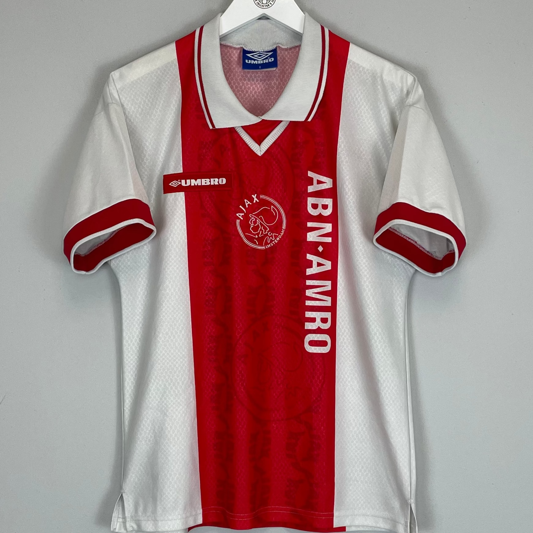 Shop 1998/99 AJAX HOME SHIRT (S) UMBRO, classic football shirts, vintage football shirts & retro soccer jerseys at Cult Kits