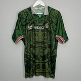 Shop 1998/99 MEXICO HOME SHIRT (L) ABA SPORT, classic football shirts, vintage football shirts & retro soccer jerseys at Cult Kits