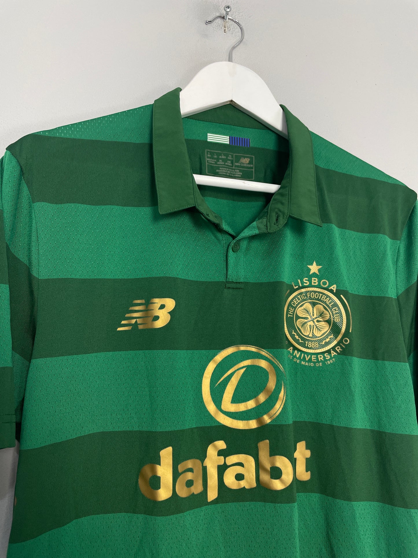 2017/18 CELTIC *50 YEAR* AWAY SHIRT (L) NEW BALANCE