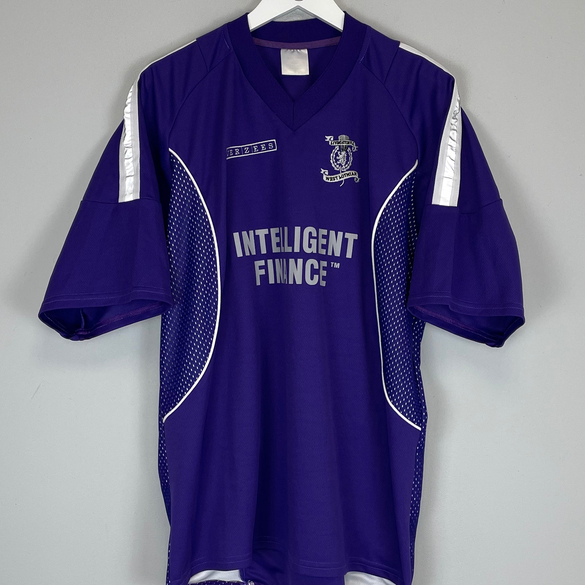 Shop 2003/04 LIVINGSTON AWAY SHIRT (XXL) JERZEES, classic football shirts, vintage football shirts & retro soccer jerseys at Cult Kits
