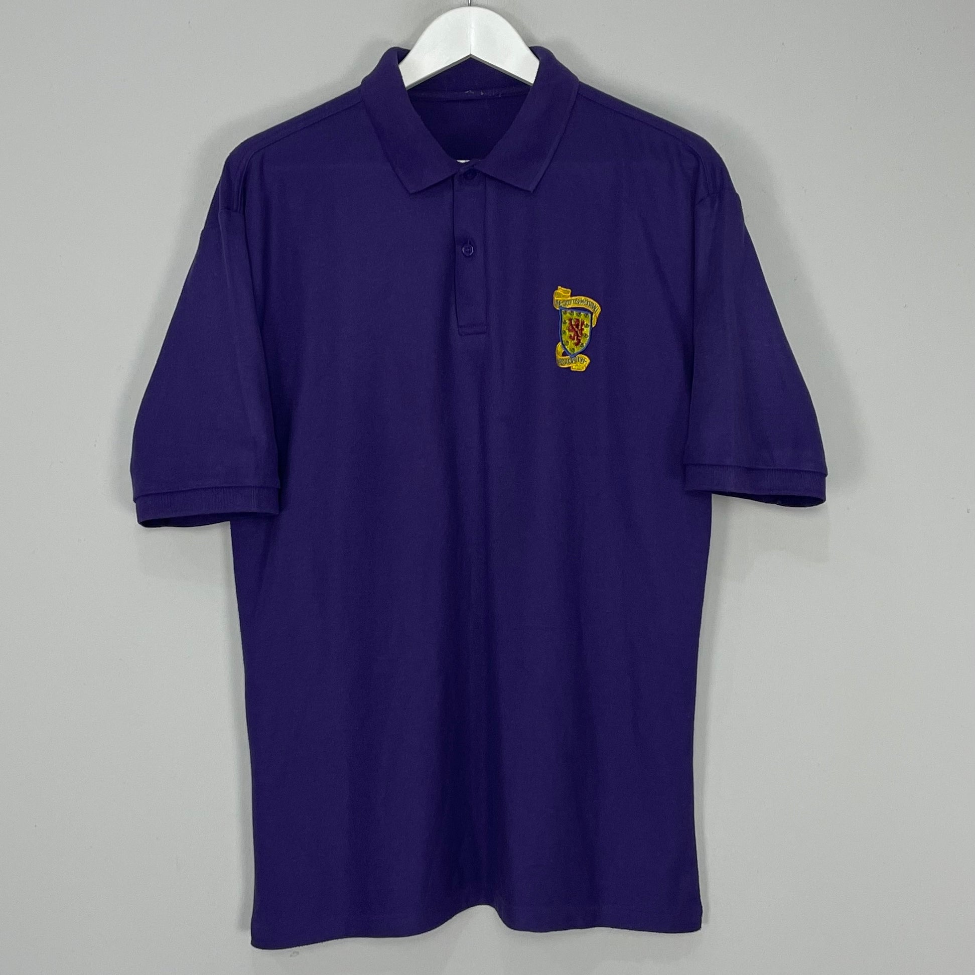 Shop 1999/00 SCOTLAND POLO SHIRT (L), classic football shirts, vintage football shirts & retro soccer jerseys at Cult Kits