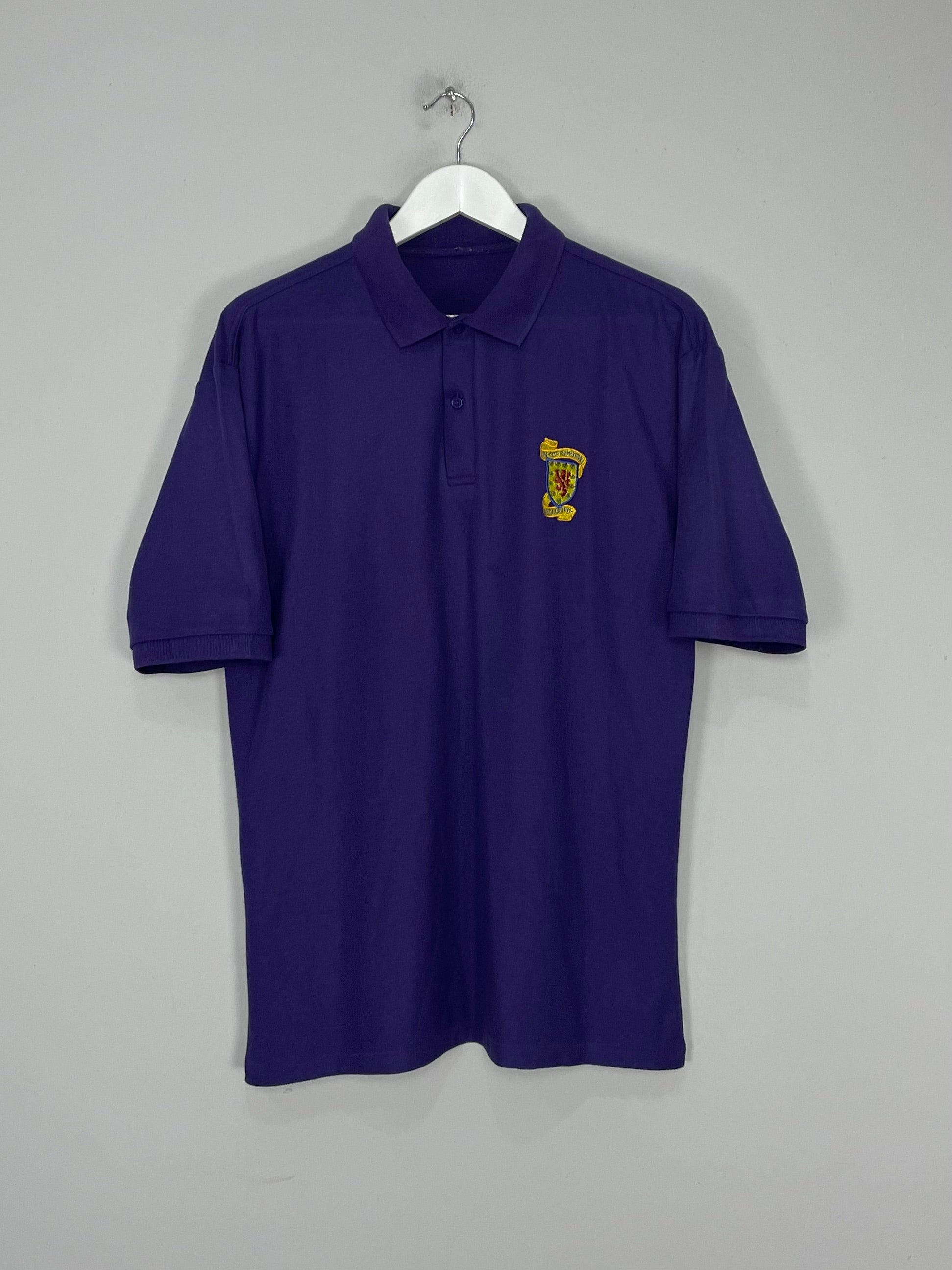 Shop 1999/00 SCOTLAND POLO SHIRT (L), classic football shirts, vintage football shirts & retro soccer jerseys at Cult Kits