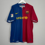 Shop 2008/09 BARCELONA MESSI #10 HOME SHIRT (XL) NIKE, classic football shirts, vintage football shirts & retro soccer jerseys at Cult Kits