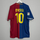 Shop 2008/09 BARCELONA MESSI #10 HOME SHIRT (XL) NIKE, classic football shirts, vintage football shirts & retro soccer jerseys at Cult Kits
