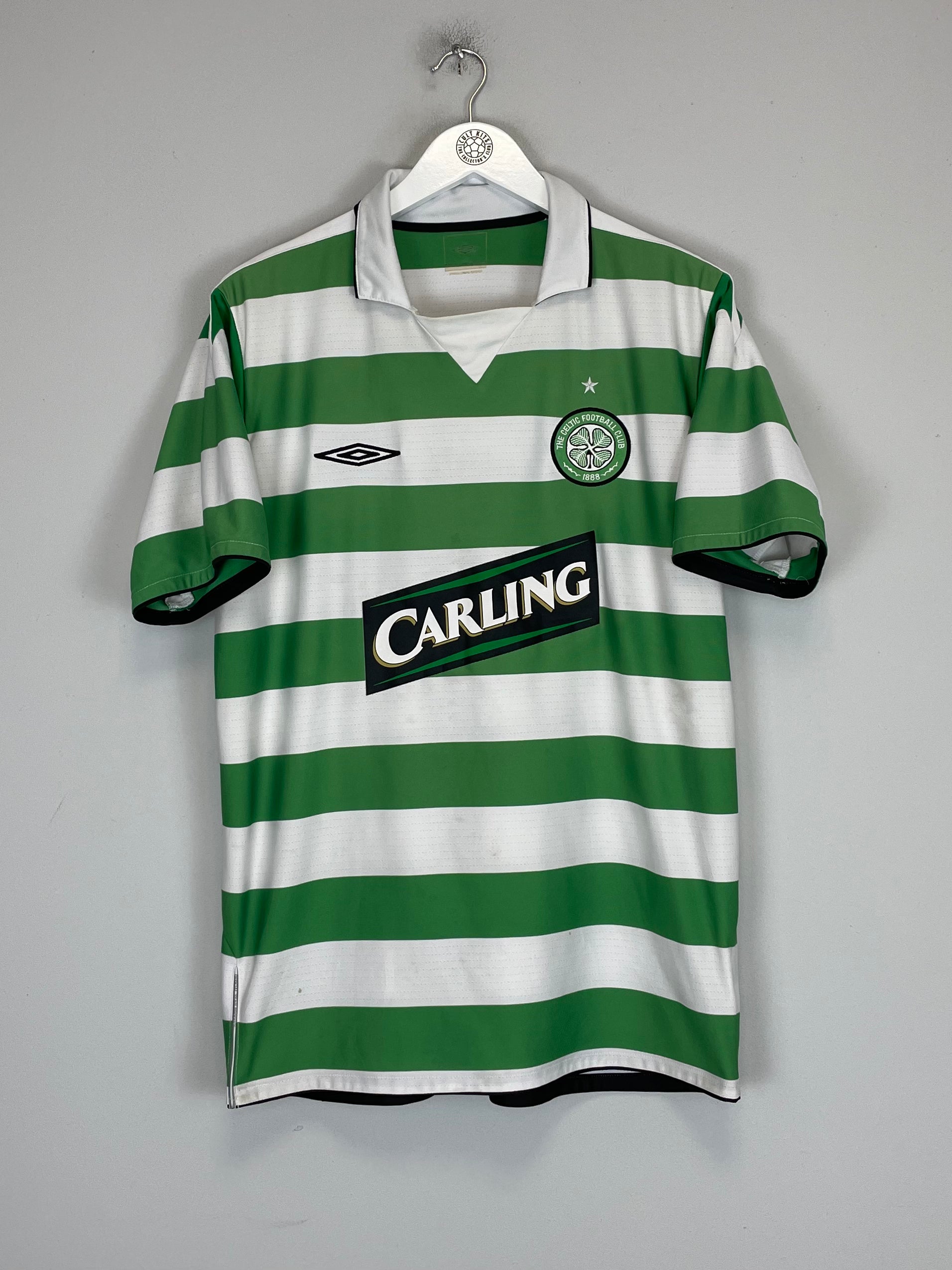 Shop 2004/05 CELTIC HOME SHIRT (L) UMBRO, classic football shirts, vintage football shirts & retro soccer jerseys at Cult Kits