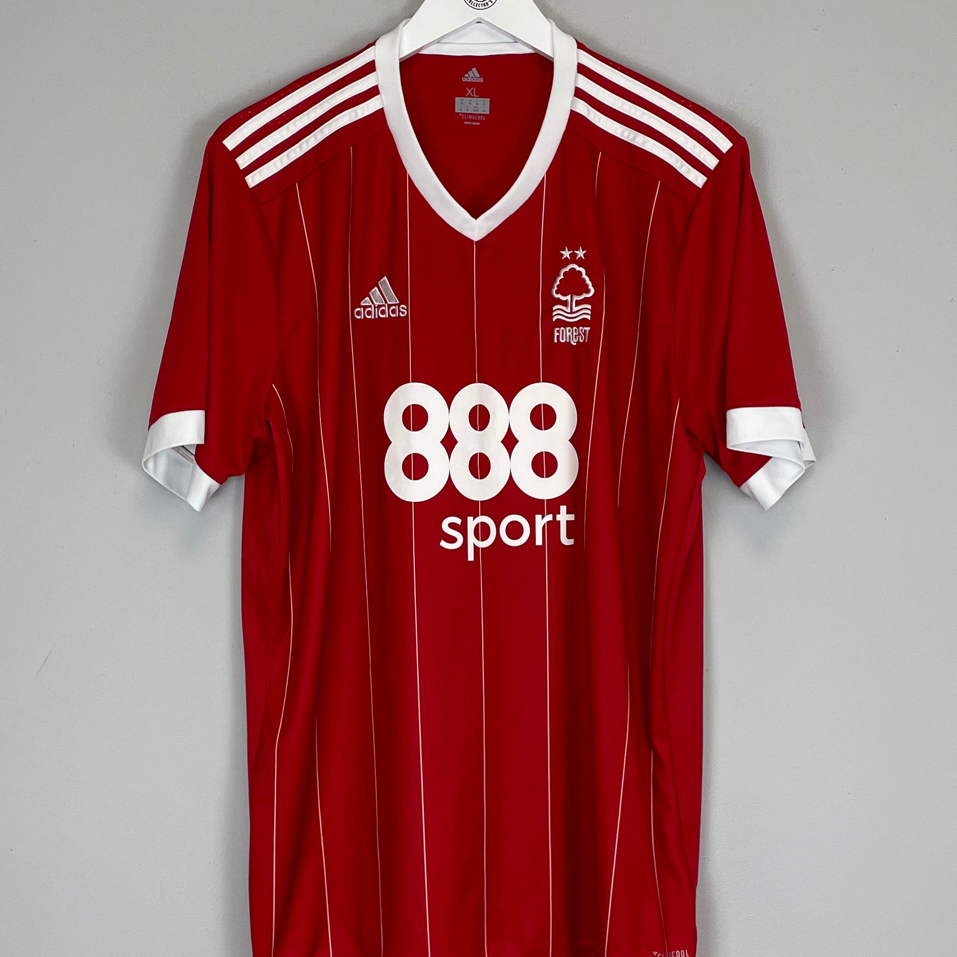Shop 2017/18 NOTTINGHAM FOREST HOME SHIRT (XL) ADIDAS, classic football shirts, vintage football shirts & retro soccer jerseys at Cult Kits