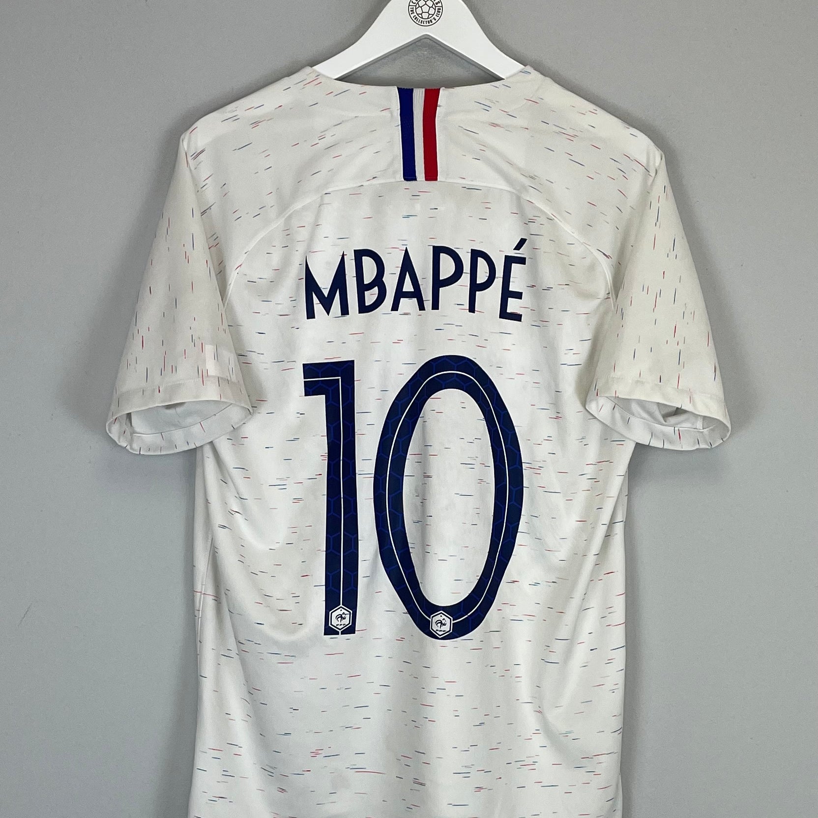 Shop 2018/19 FRANCE MBAPPE #10 AWAY SHIRT (L) NIKE, classic football shirts, vintage football shirts & retro soccer jerseys at Cult Kits