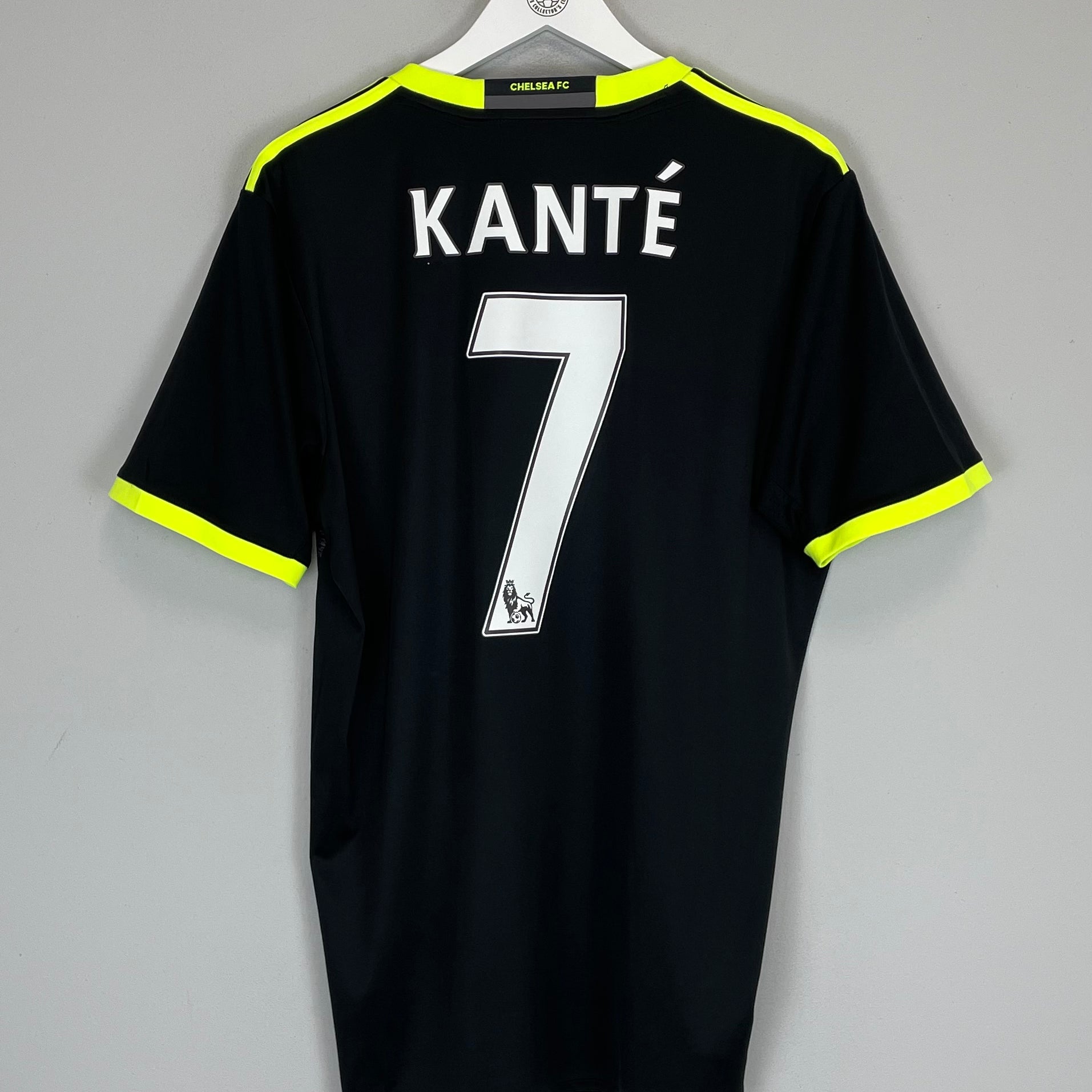 Shop 2016/17 CHELSEA KANTE #7 THIRD SHIRT (L) ADIDAS, classic football shirts, vintage football shirts & retro soccer jerseys at Cult Kits