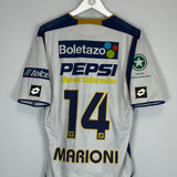 Shop 2004/05 UNAM PUMAS MARIONI #14 HOME SHIRT (XL) LOTTO, classic football shirts, vintage football shirts & retro soccer jerseys at Cult Kits