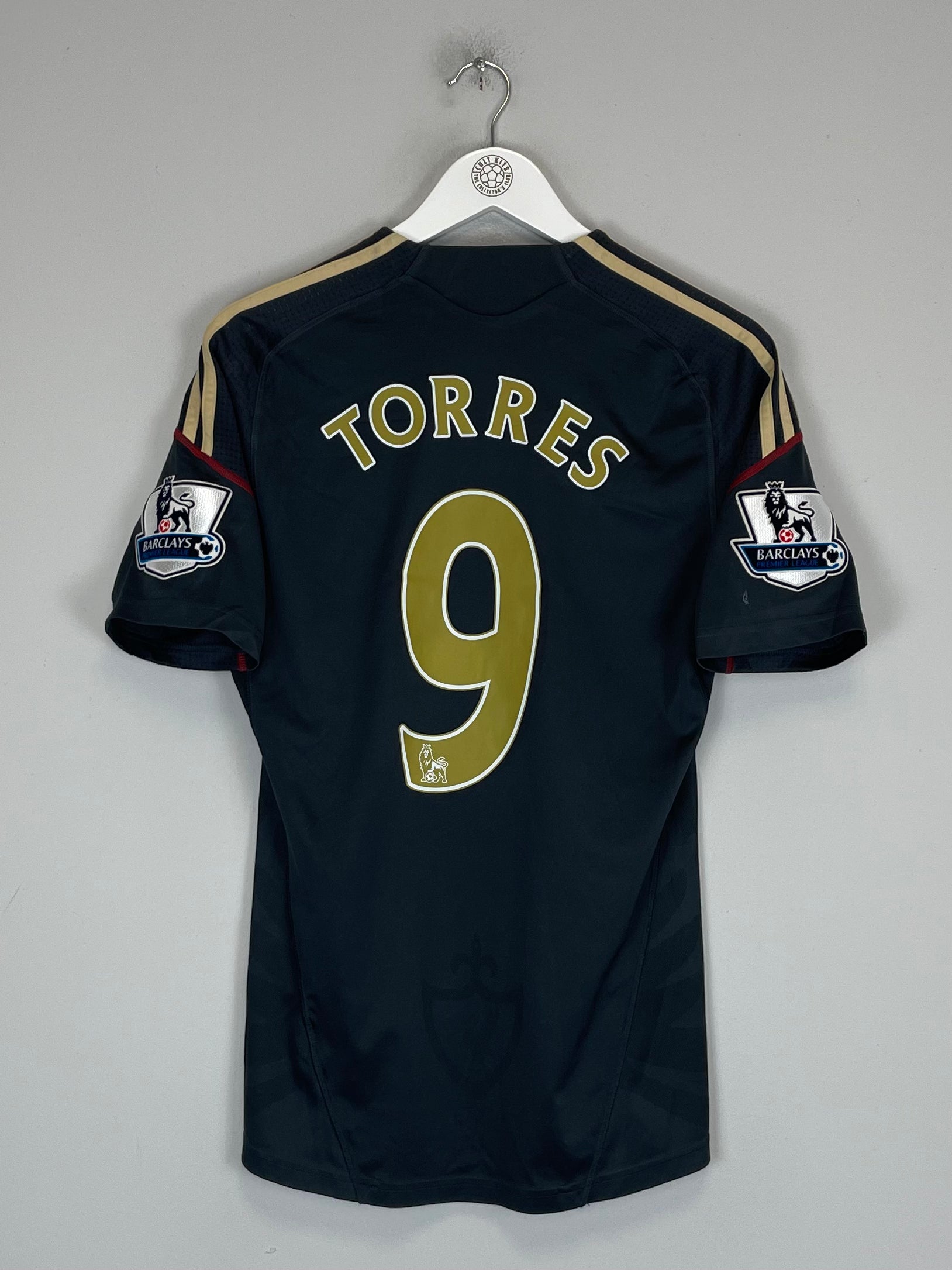 Shop 2009/10 LIVERPOOL TORRES #9 AWAY SHIRT (M) ADIDAS, classic football shirts, vintage football shirts & retro soccer jerseys at Cult Kits