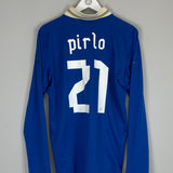 Shop 2012/13 ITALY PIRLO #21 L/S HOME SHIRT (M) PUMA, classic football shirts, vintage football shirts & retro soccer jerseys at Cult Kits