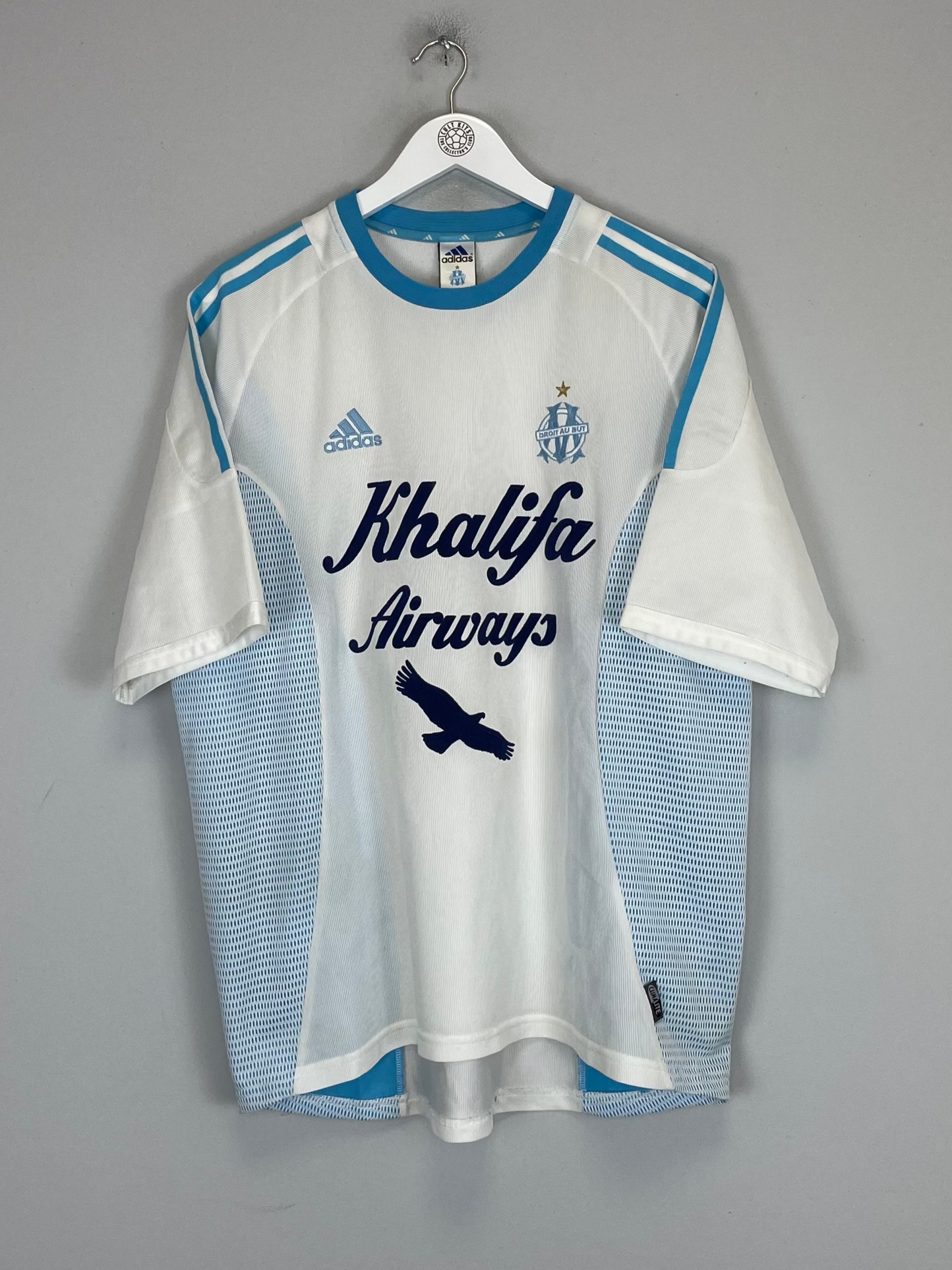 Shop 2002/03 MARSEILLE HOME SHIRT (XL) ADIDAS, classic football shirts, vintage football shirts & retro soccer jerseys at Cult Kits