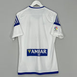 Shop 2016/17 REAL ZARAGOZA HOME SHIRT (M) ADIDAS, classic football shirts, vintage football shirts & retro soccer jerseys at Cult Kits