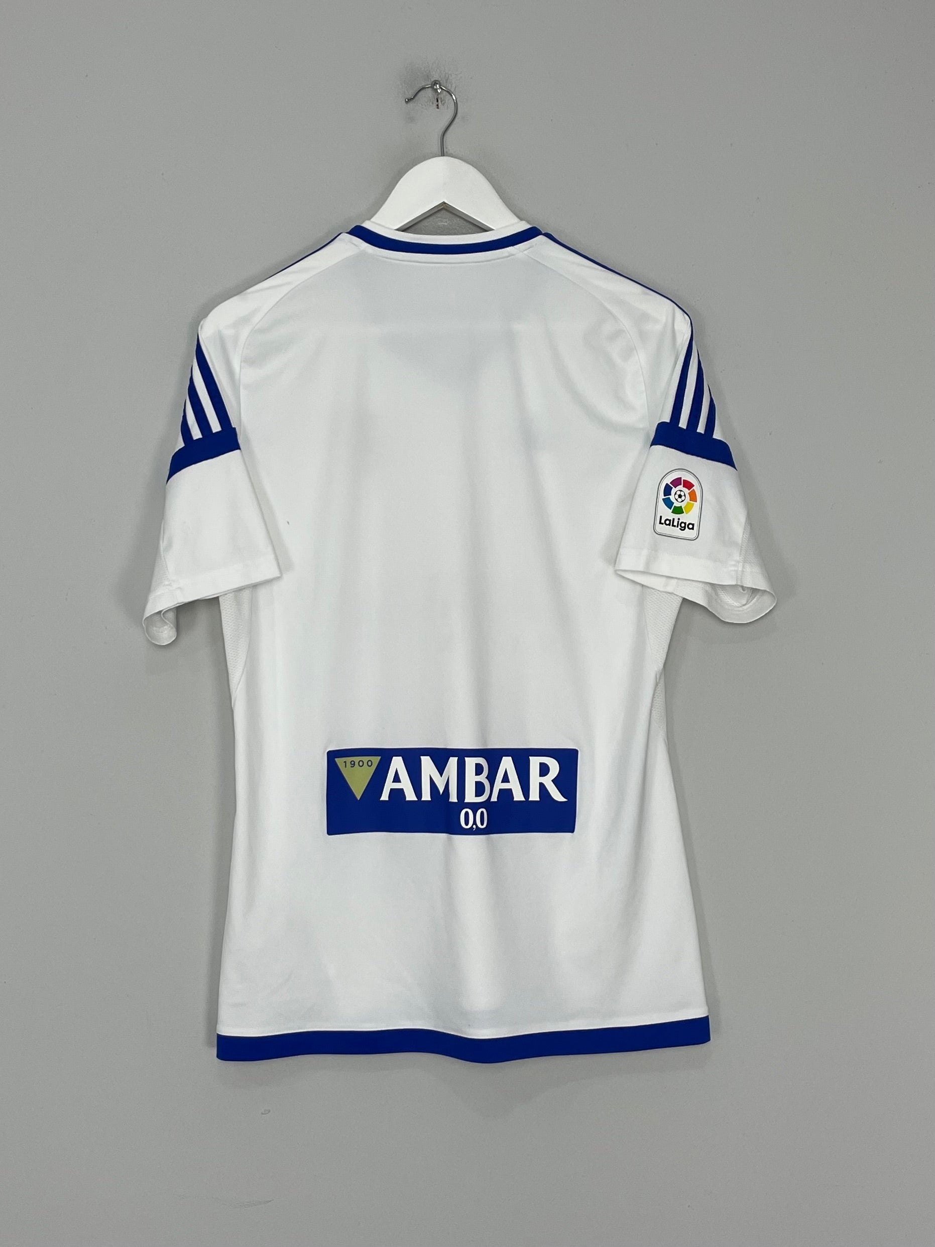 Shop 2016/17 REAL ZARAGOZA HOME SHIRT (M) ADIDAS, classic football shirts, vintage football shirts & retro soccer jerseys at Cult Kits
