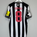 2023/24 NEWCASTLE UNITED TONALI #8 *BNWT* C/L HOME SHIRT (XL) CASTORE