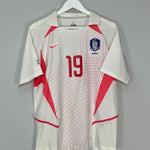 Shop 2002/03 SOUTH KOREA JH AHN #19 AWAY SHIRT (M) NIKE, classic football shirts, vintage football shirts & retro soccer jerseys at Cult Kits