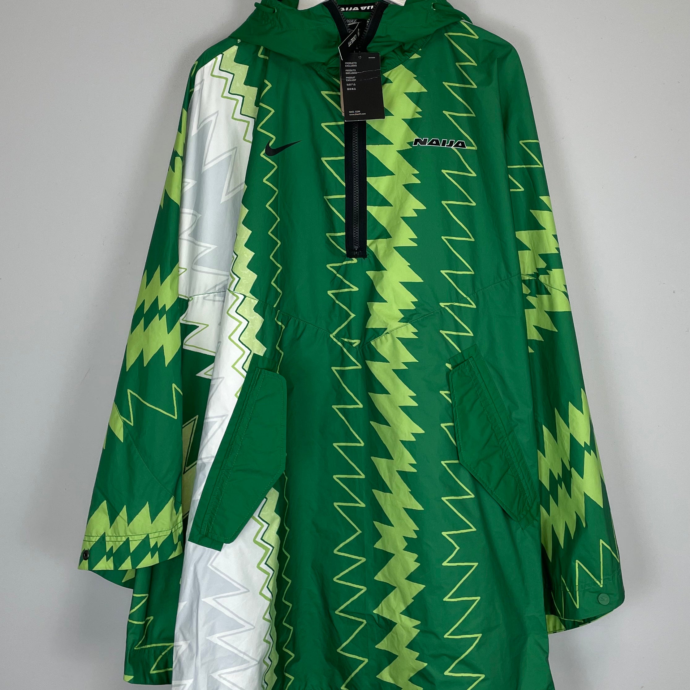 Shop 2020 NIGERIA PONCHO *BNWT* NIKE, classic football shirts, vintage football shirts & retro soccer jerseys at Cult Kits