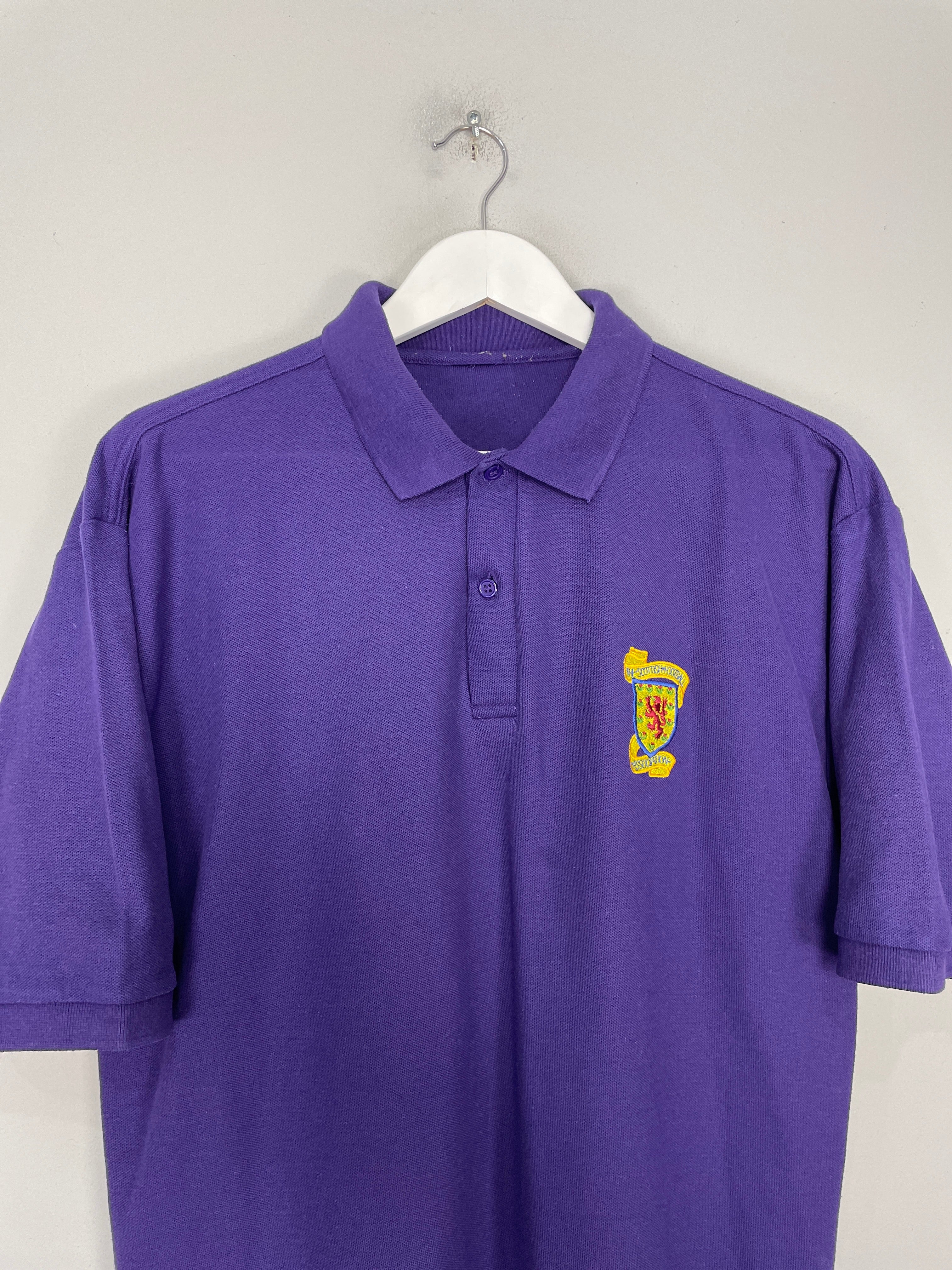 Shop 1999/00 SCOTLAND POLO SHIRT (L), classic football shirts, vintage football shirts & retro soccer jerseys at Cult Kits