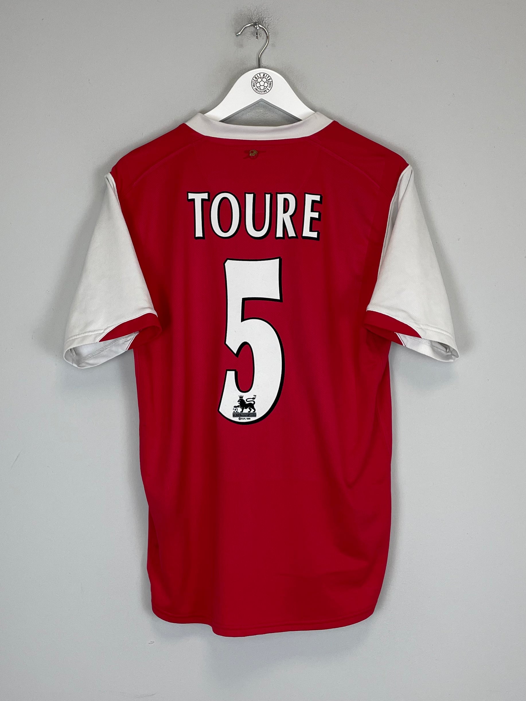 Shop 2006/08 ARSENAL TOURE #4 HOME SHIRT (M) NIKE, classic football shirts, vintage football shirts & retro soccer jerseys at Cult Kits