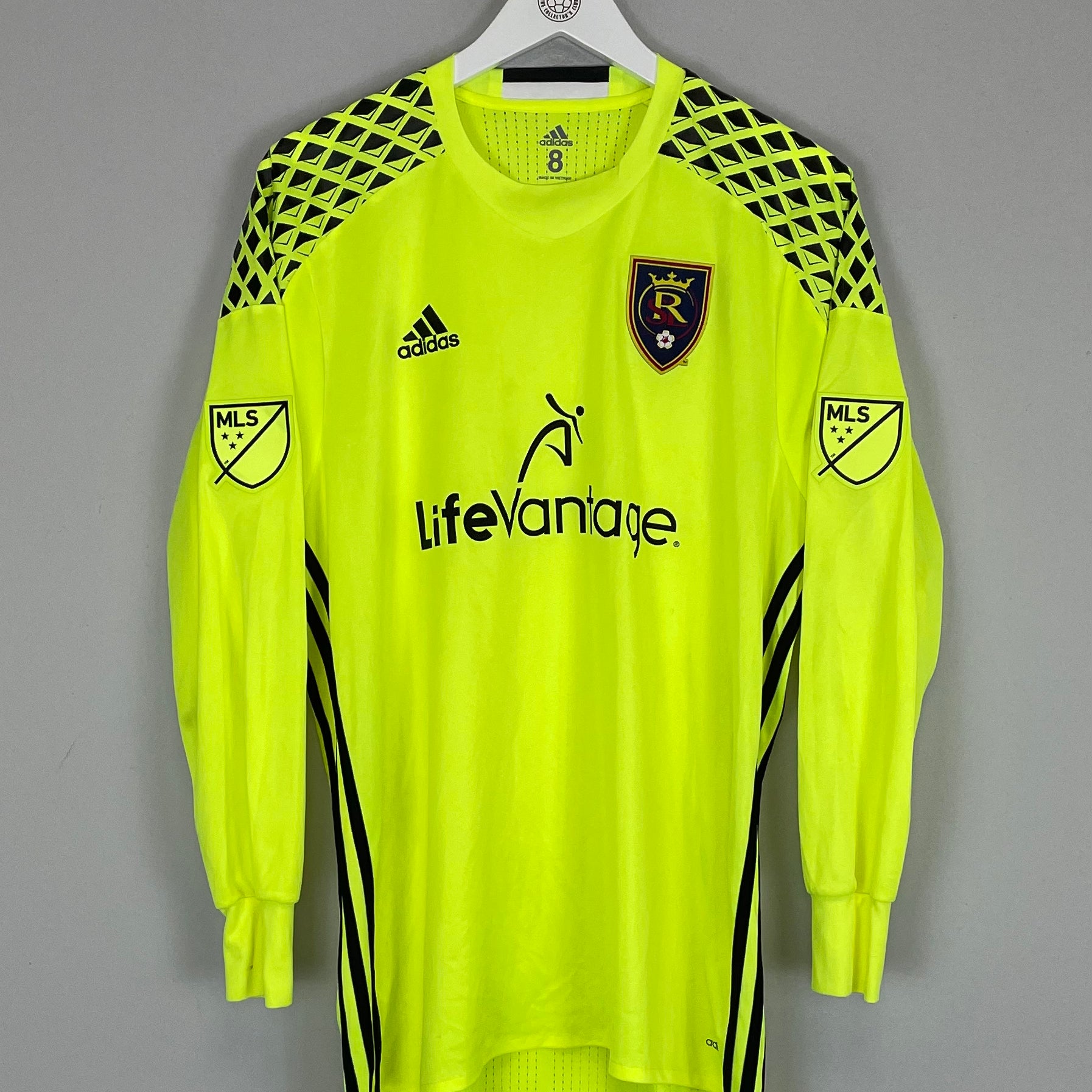 Shop 2016 REAL SALT LAKE *PLAYER ISSUE* GK SHIRT (XL) ADIDAS, classic football shirts, vintage football shirts & retro soccer jerseys at Cult Kits